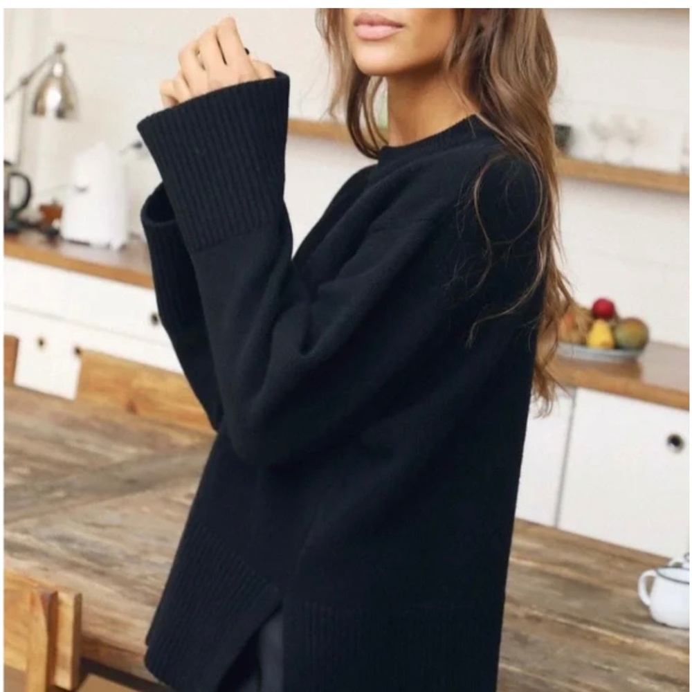 ROSAE PARIS Horace Cotton Cashmere Sweater